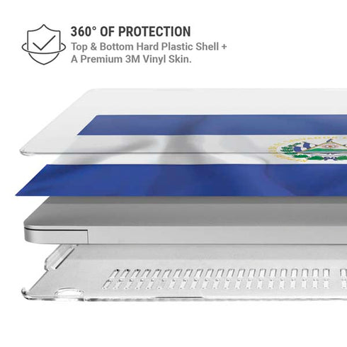 El Salvador Flag MacBook Air 15in (2023-2025) Case plus Skin